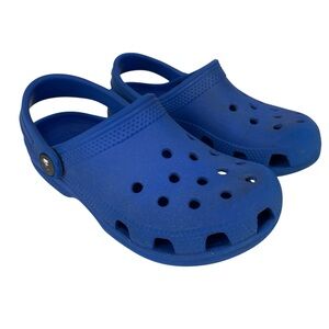 CROCS Kids Classic Clogs Sandals Blue Size 12